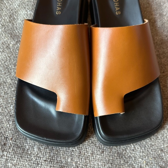 ALOHAS Brown and Black Sandals - Picture 6 of 13